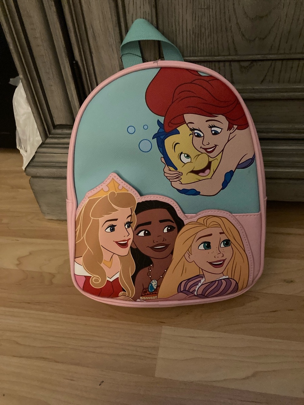 Disney Princess Small Pink & Aqua Kids Backpack